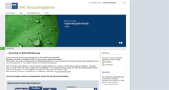 Desktop Screenshot of ihk-recyclingboerse.de